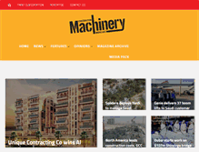 Tablet Screenshot of constructionmachineryme.com